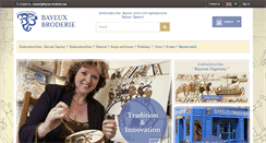 Desktop Screenshot of bayeux-broderie.com