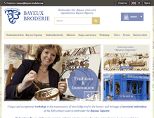 Tablet Screenshot of bayeux-broderie.com